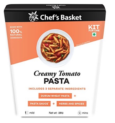 India Desire : Buy Chefs Basket - Creamy Tomato Pasta Kit, 220 gm at Rs 34 from Amazon [Regular Price Rs 99]